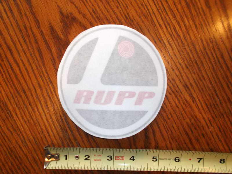 Sell RUPP DECAL BLACK WIDOW ROADSTER ENDURO SNOWMOBILE MINI BIKE CYCLE