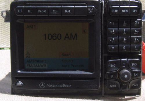 00-02 mercedes s430 s500 navigation screen display radio cd tape a2208200542
