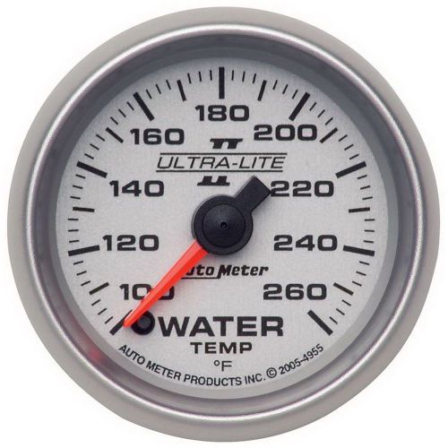 Auto meter 4955 ultra-lite ii; electric water temperature gauge