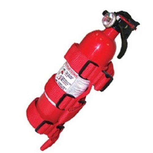 Jeep cj wrangler yj tj fire extinguisher holder, red, crown rt27005