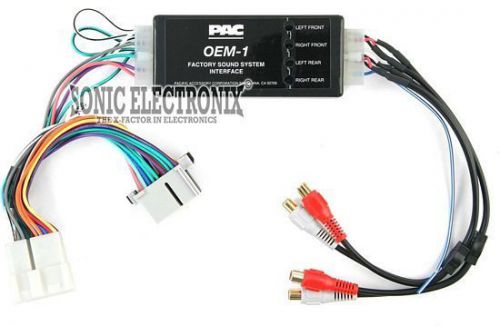 Pac aoem-gm21a system interface kit to add or replace an amplifier/amp
