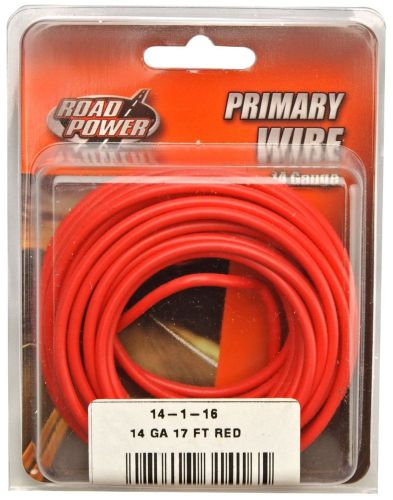 Road power 55669133 primary electrical wire, 14 gauge, 17&#039;, red