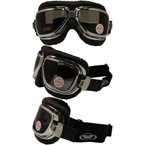 Global vision eyewear classic-1 anti-fog goggles with smoke lens