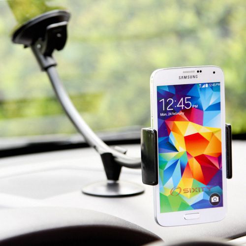 Windshield suction cup phone mount for samsung galaxy s3 s4 s5 s6 gooseneck  oy