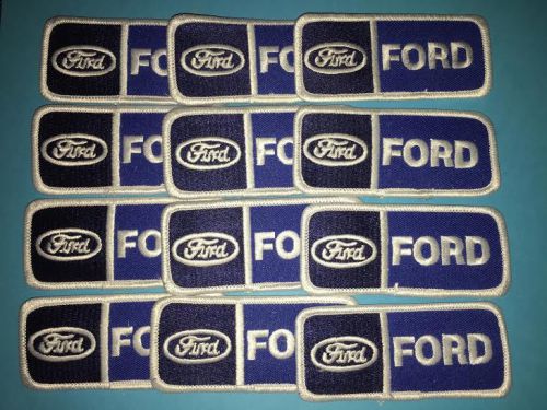 12 lot rare vintage ford car club iron on jacket hat patches crests
