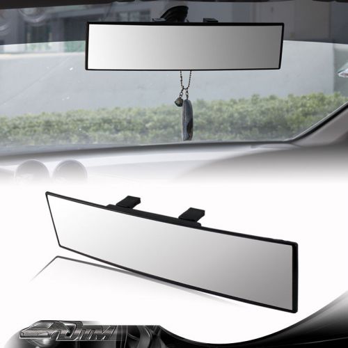 Universal jdm 300mm wide convex interior clip on car truck van rear view mirror