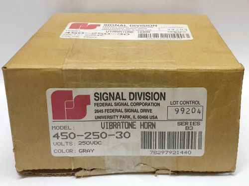 Federal signal vibratone horn model 450-250-30 series b3 *new*