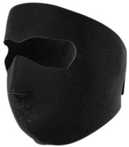 Zan cold weather microfleece lined adult neoprene facemask,full face black,osfm