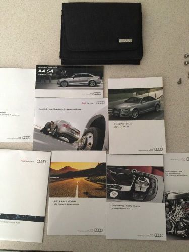2014 audi a4 / s4   owners manual in excelent condition