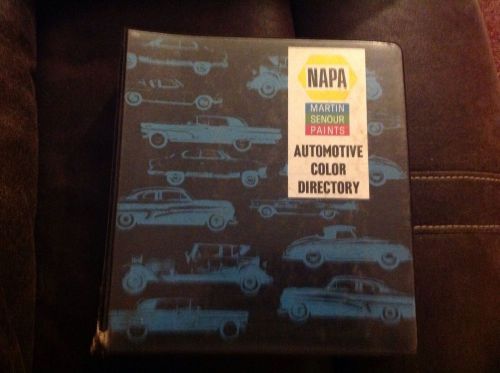 Napa  automotive color directory