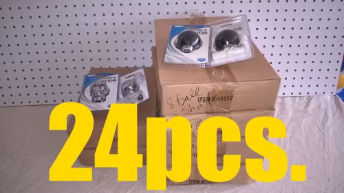 24x new case lot chrome skull &amp; 8-ball custom accessories shift knobs universal