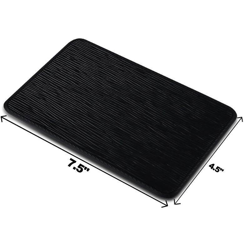 Black rubber cell phone mp3 non anti slip pad car sticky mat