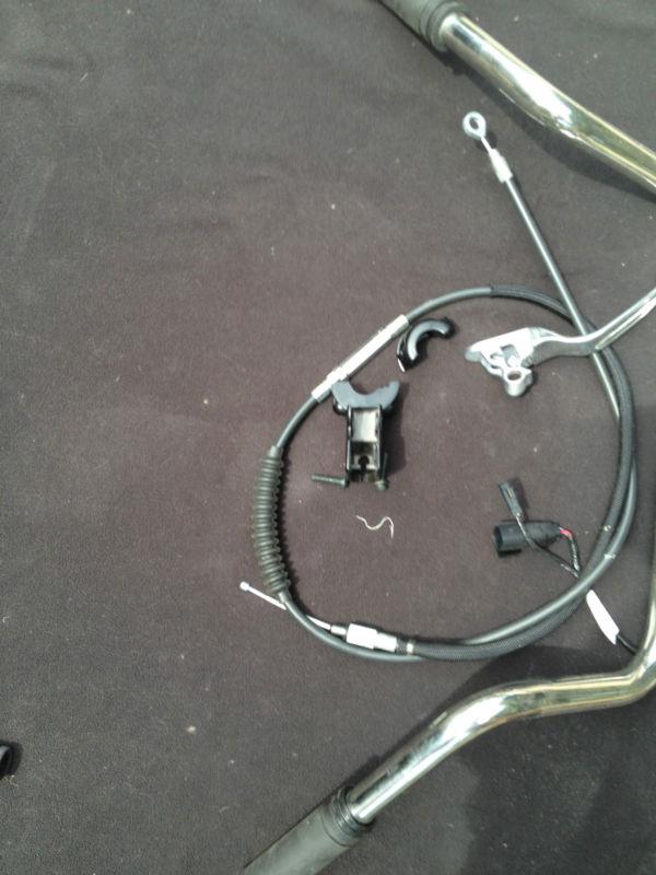 Harley davidson 2012 stock handle bars and front control clutch lever and cable