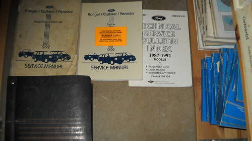 1992 ford ranger explorer service repair manual set oem w pced huge