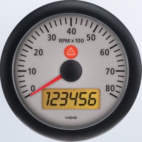 Vdo a2c53408402-s tachometer 8,000 rpm - viewline sterling