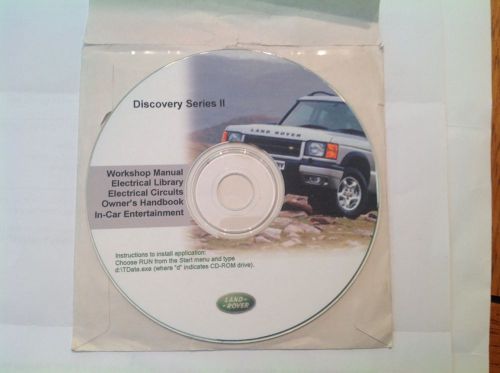 Land rover discovery ii workshop manual on cd
