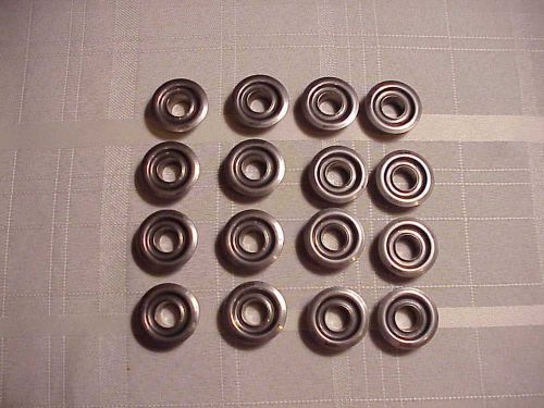 16 xceldyne 571-s steel valve spring retainers manley pp nascar arca  nhra