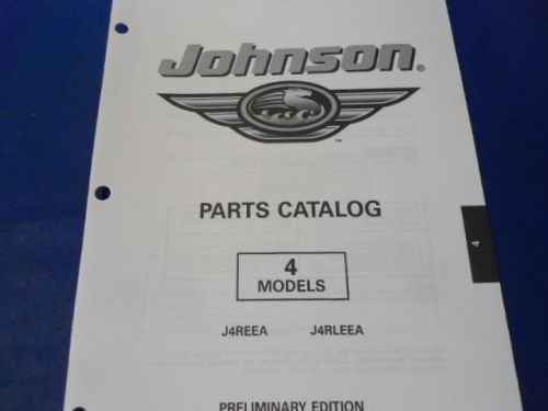 1998  johnson parts catalog , 4 models