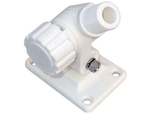 Dual axis knob ratchet vhf antenna plastic base mount for boats - five oceans