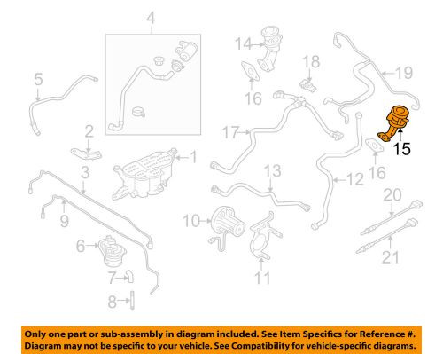 Audi oem 09-15 q5 a.i.r. system-combination valve 06e131101e