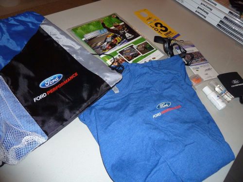 Ford racing 2015 pure michigan 400 promo pack program shirt bag ticket lanyard