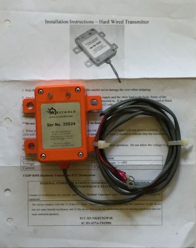 Raceceiver / westhold direct hard-wired race car transponder
