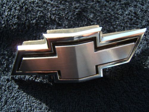 1977-79 chevy impala original bowtie grille or header panel emblem , #463171 .