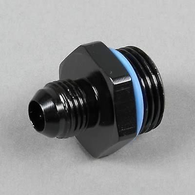 Russell 670650 fitting flare reducer straight male -10 an to male -6 an black