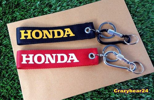 Honda g keychain key strap key ring aluminum carabiner clip lock free shipping