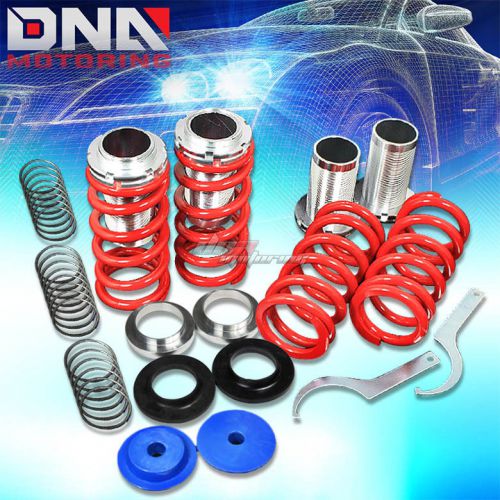 For 02-08 gk f/l f/l2 0-3&#034;scaled suspension lowering coilover red coil springs