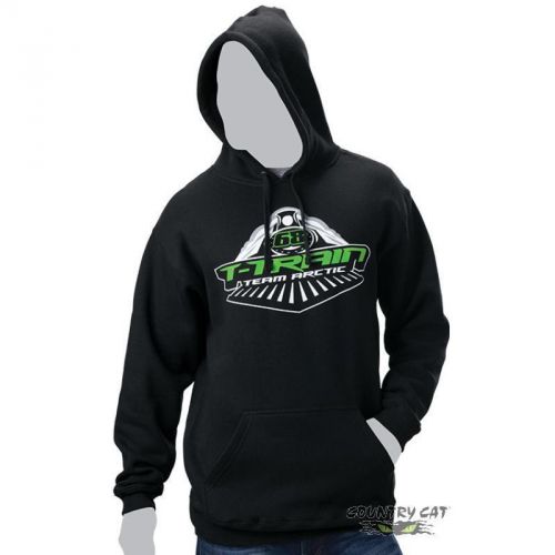 Arctic cat / tucker hibbert apparel - men&#039;s t-train 68 hoodie - black - 5263-18_