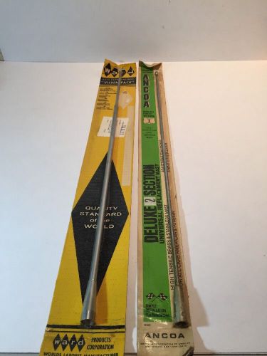 2 nos vintage universal car trucks replacment am/fm radio antenna mast