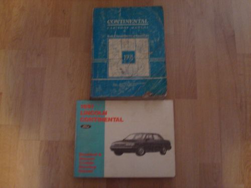 1991 lincoln continental shop manual &amp; electrical and vacuum troubleshooting man