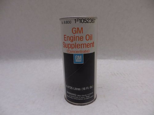 1 rare paper can gm factory 1052367 engine oil supplement assembly lubricant