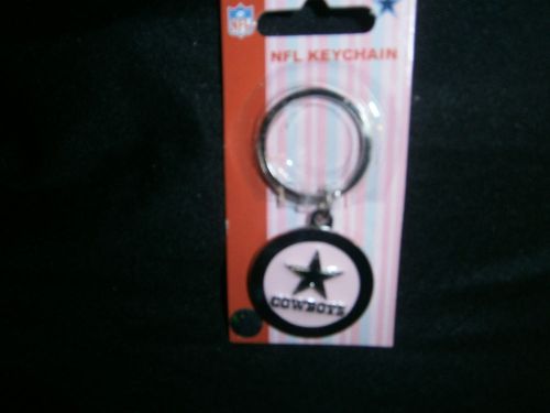 2 nfl dallas cowboys key chain -silver metal with pink- nice! free shipping