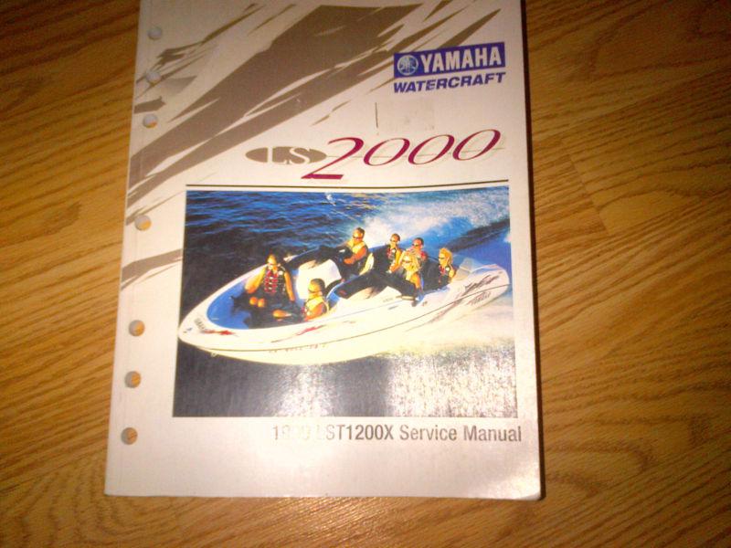 1999 yamaha ls 2000 lst1200x sport boat factory service manual slightly used