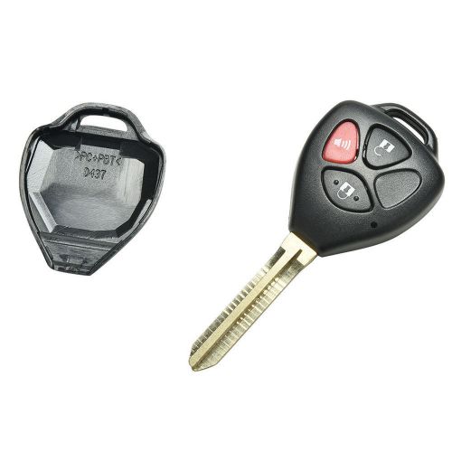 3 buttons replacement blank key shell case car remote fob for toyota scion hot f