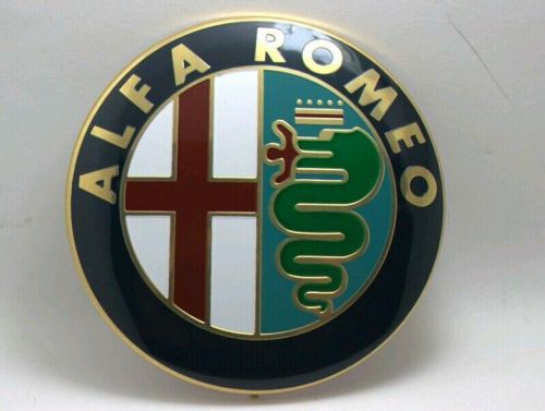 New alfa romeo insigne emblem logo capot / cofre 74 mm 