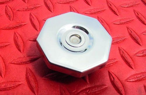 Radiator cap 14 lb polished stainless octagon replacement vintage reproduction