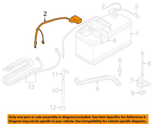 Bmw oem 08-13 m3-battery cable 61129217031