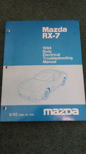 Mazda rx-7 1994  body, electrical, troubleshooting manual