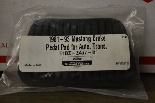 1981-93 ford mustang auto trans brake pedal pad (e1bz-2457-b)