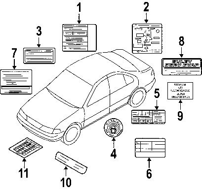 Nissan 223043z020 genuine oem vacuum diagram