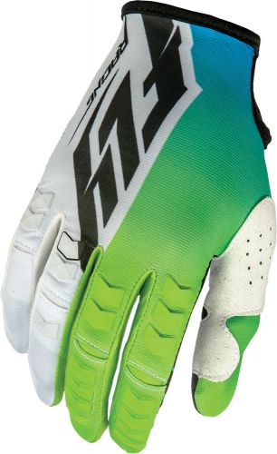 Fly racing kinetic gloves lime/white sz 6