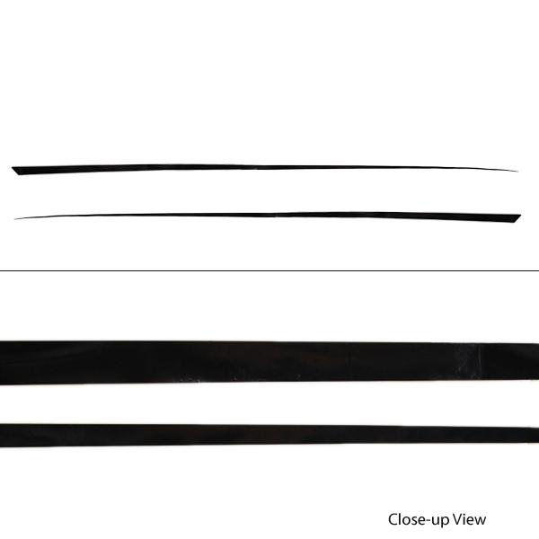 Larson 2011 lx blk 206 1/2 x 3 1/2 in vinyl boat deck graphic decals (set of 2