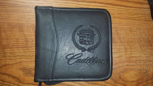 2001 cadillac dts gps cd set with leather cadillac embossed case