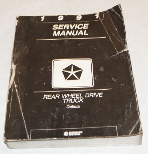 1991 dodge rwd dakota truck factory service shop manual repair book