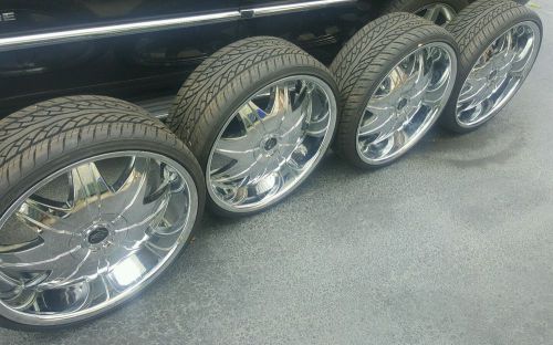 24 inch 5 lug rims by csquared gm chevy ford cadillac