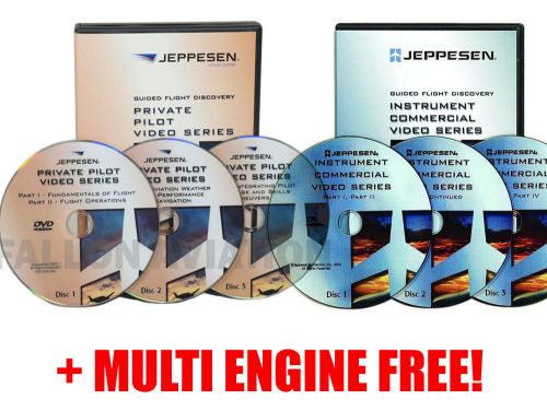 Limited offer 5 days only! jeppesen gfd ppl/ifr/cpl + multi engine video dvd!