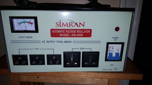 Simran ar 4000-4000 watt heavy duty voltage regulator/stabilizer with built in s